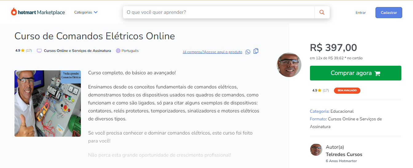 Curso de Comandos El&eacute;tricos Online